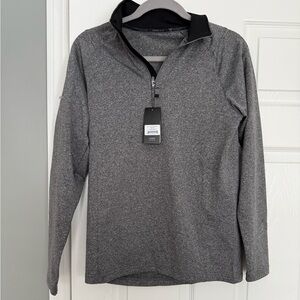 Unrl elite quarter zip gray-xs
